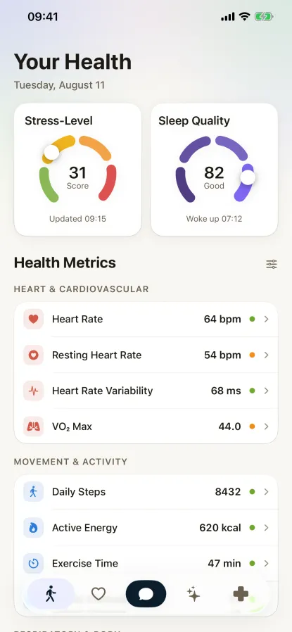 Sam app screenshot