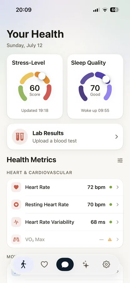Sam app screenshot